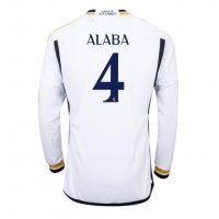 Real Madrid David Alaba #4 Hemmatröja 2023-24 Långa ärmar